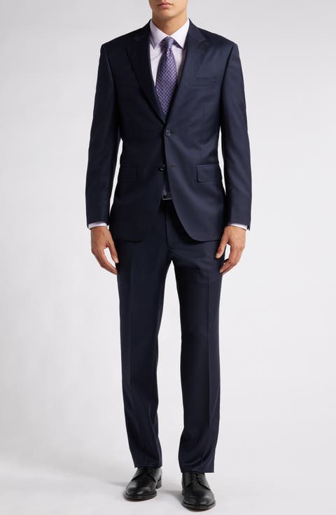 Flynn Classic Fit Wool Suit (Regular & Big)