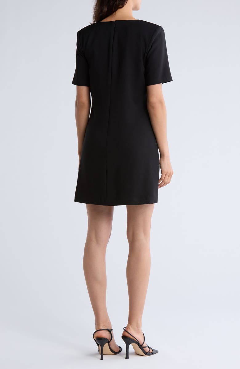 Hutch Embellished Bow Front Shift Dress, Alternate, color, Black