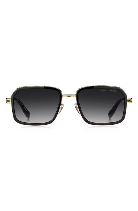 54mm Gradient Square Sunglasses