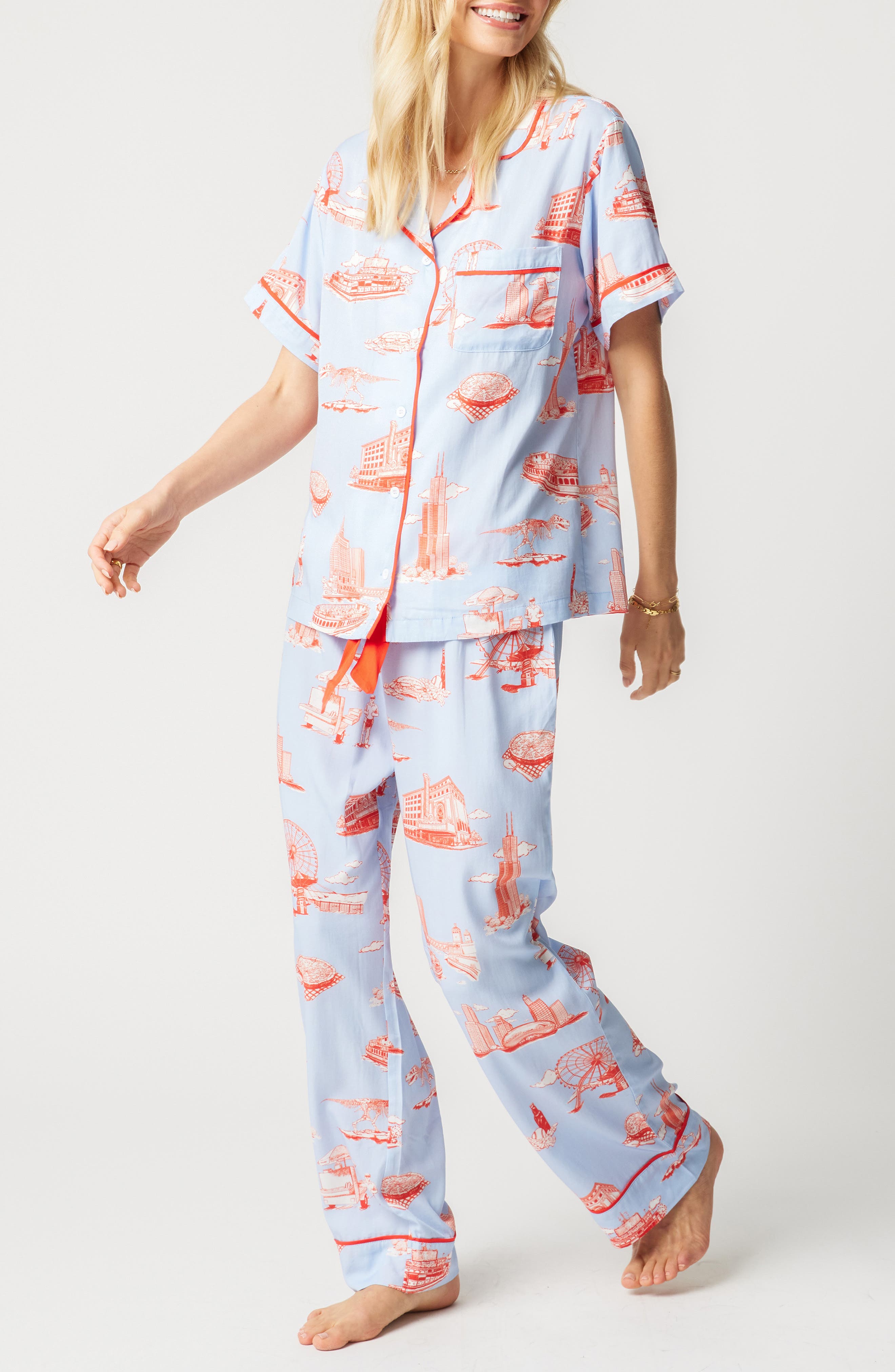 Katie Kime Chicago Toile Pajamas
