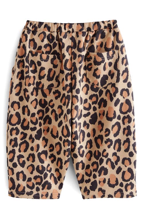 Next Kids' Leopard Print Barrel Pants In Brown