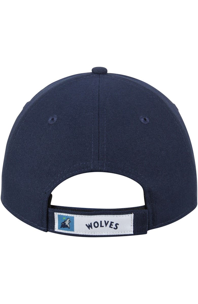 New Era Men's New Era Navy Minnesota Timberwolves Official Team Color The League 9FORTY Adjustable Hat, Alternate, color,