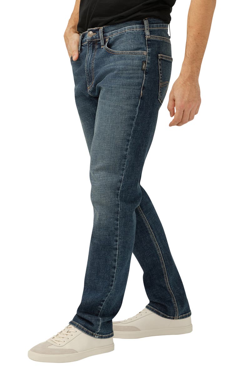 Silver Jeans Co. Machray Athletic Fit Straight Leg Jeans, Alternate, color, Shadow