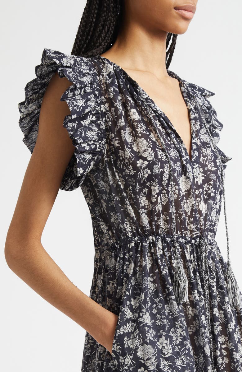 Ulla Johnson Kalina Cover-Up Minidress, Alternate, color, Midnight Bloom