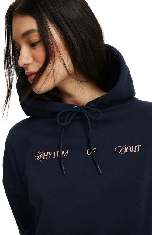 Cotton On Graphic Fleece Hoodie In Black