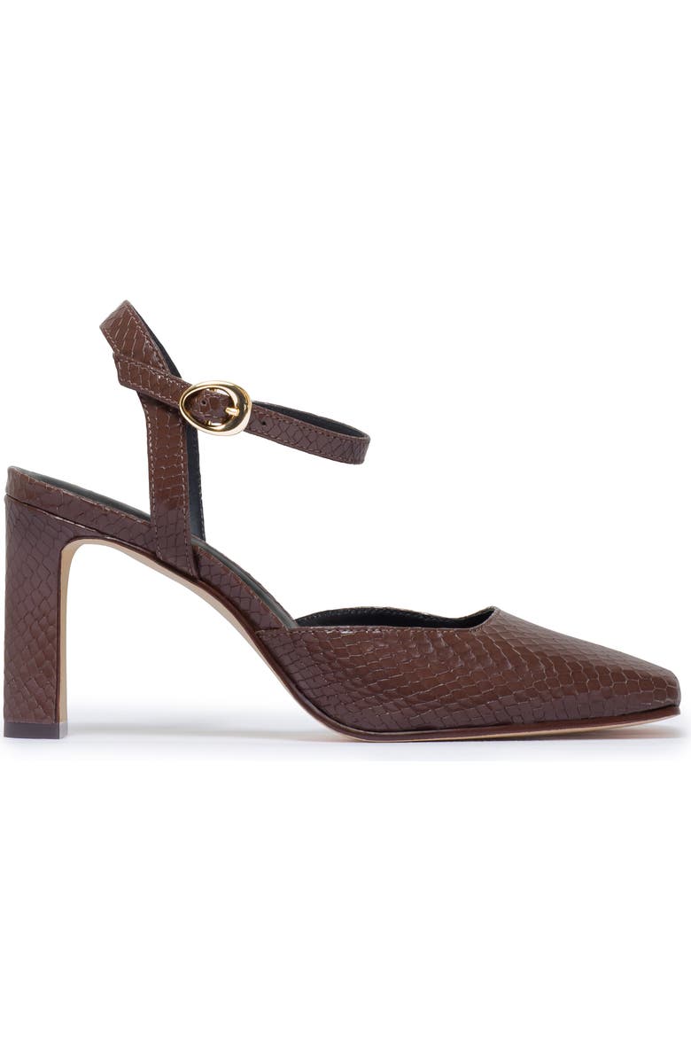 Bernardo Footwear Gama Mary Jane Pump, Main, color, Dark Chocolate