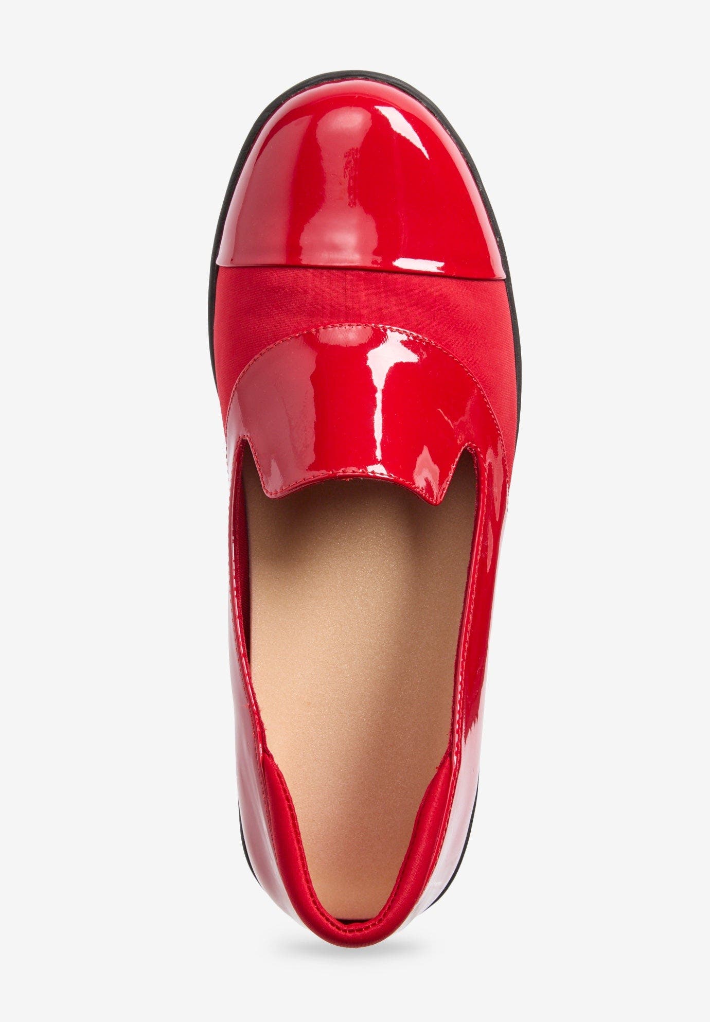 The Annete Bunion Friendly Slip On Orthotic Flat, Alternate, color, RED