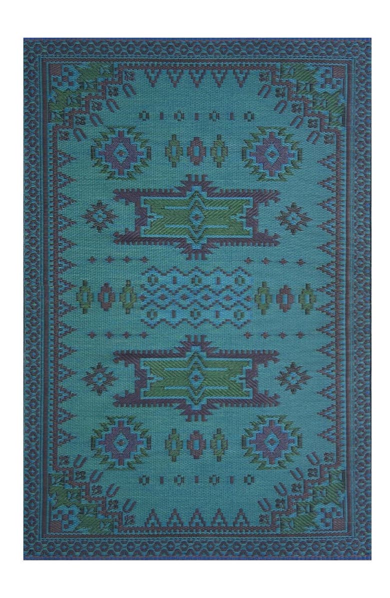 Mad Mats Apache Black & Aqua, Main, color, Black And Aqua