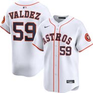 Nike Men's Nike Framber Valdez White Houston Astros Home Limited Player Jersey
