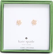 Kate Spade New York pavè flower mini stud earrings