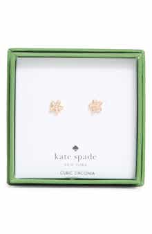 Kate Spade New York pavè flower mini stud earrings