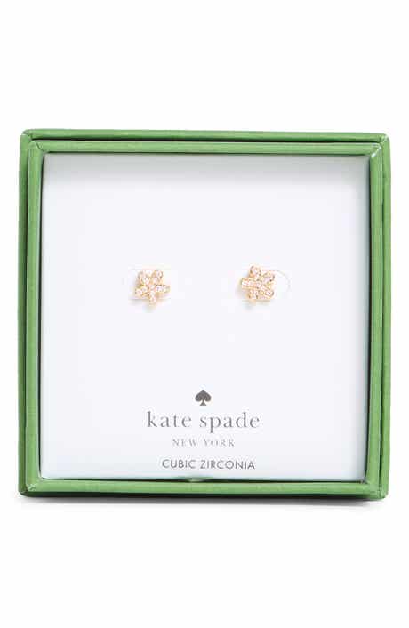 Kate Spade New York pavè flower mini stud earrings