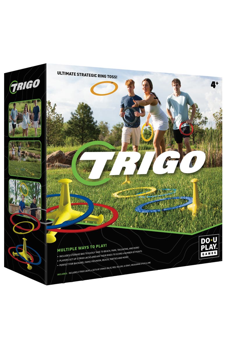 Do-U-Play Trigo Ring Toss Colorful Throwing & Hooking Game, Main, color, Multicolored
