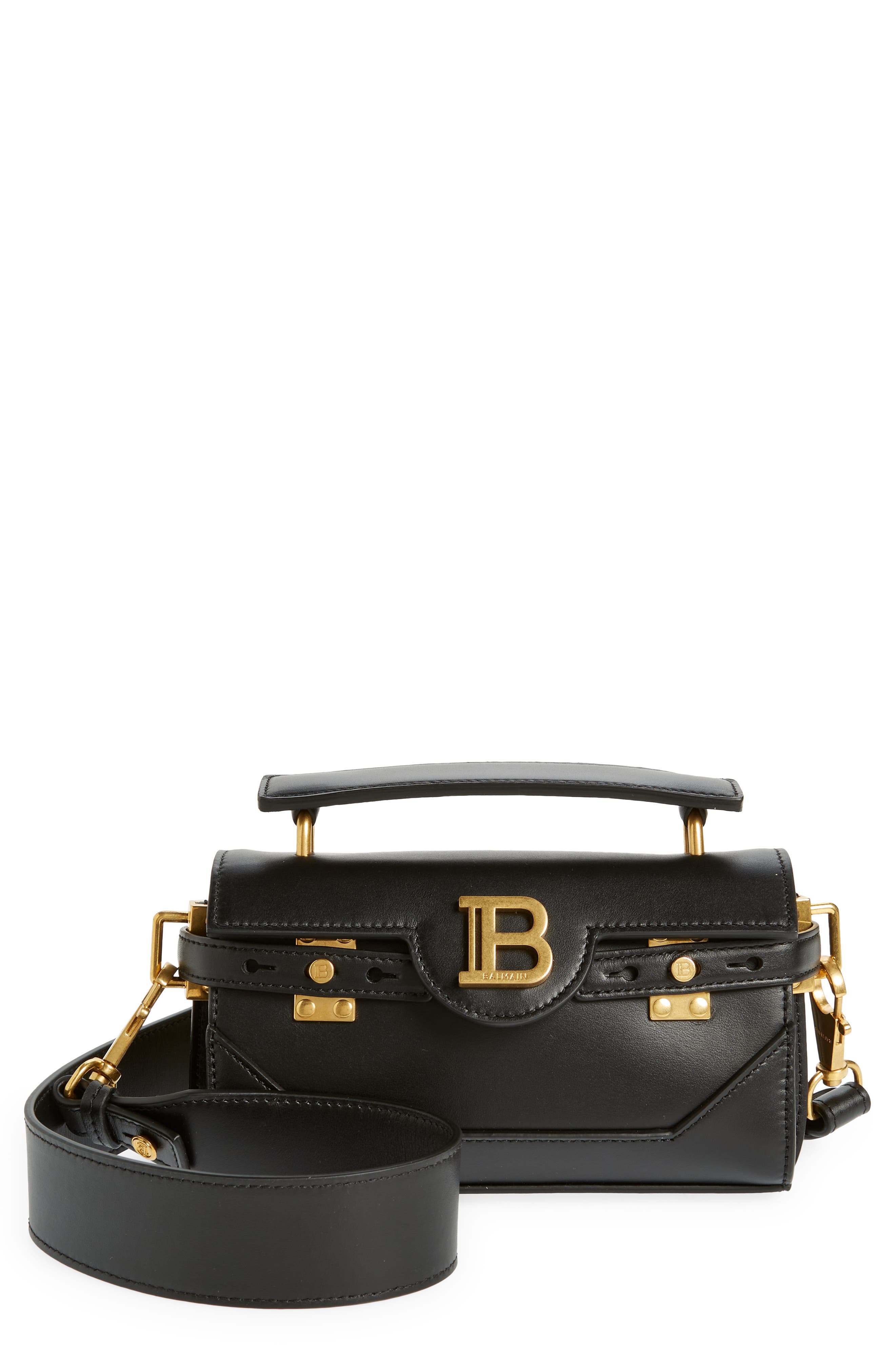 Balmain B-Buzz 19 Handbag, Main, color, 