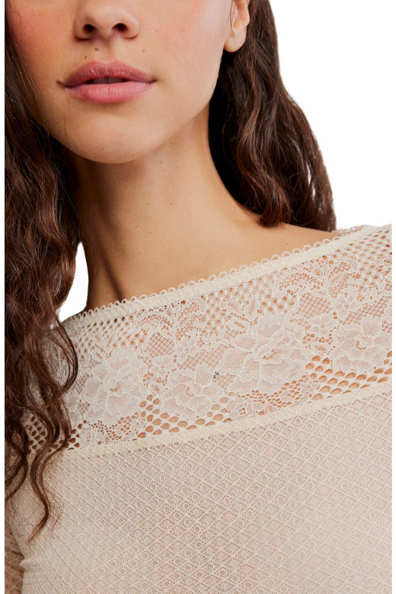 Night Mode Layering Long Sleeve Mesh Top, Alternate, color, TEA