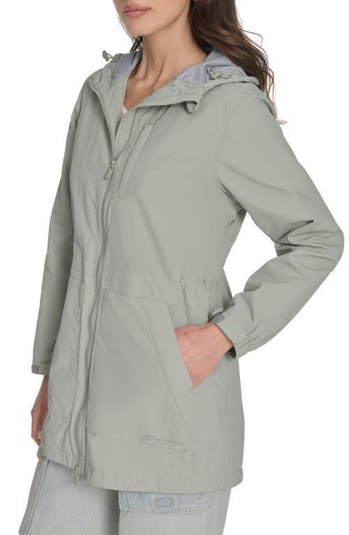 Champion Hooded Rain Jacket In Gray