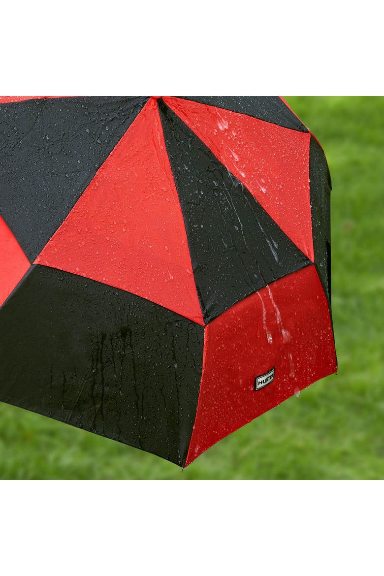 Vented Compact Umbrella, Alternate, color, Black/Red