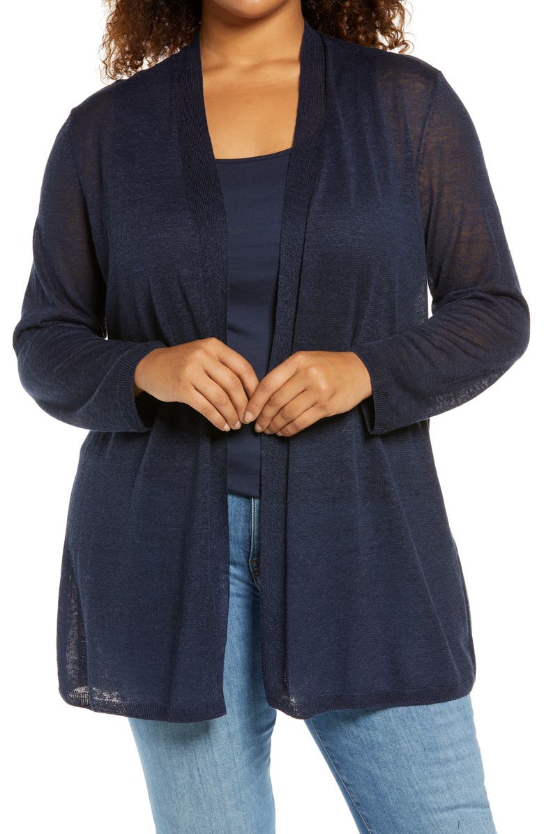 NIC+ZOE Lightweight Long Boc Cardigan, Main, color,