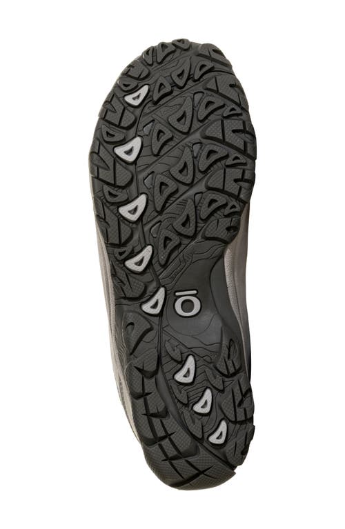 Oboz Ousel Waterproof Hiking Sneaker In Drizzle