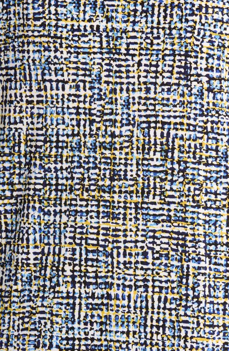 Jones New York Pleat Front Shell Top, Alternate, color, Jones White Multi