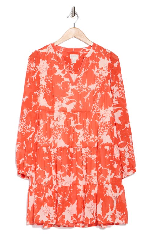 CASLON CASLON® LONG SLEEVE TIERED DRESS 