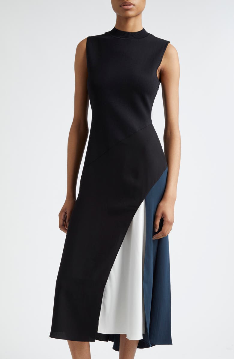 Reiss Faro Colorblock Detail Sleeveless Dress, Alternate, color,