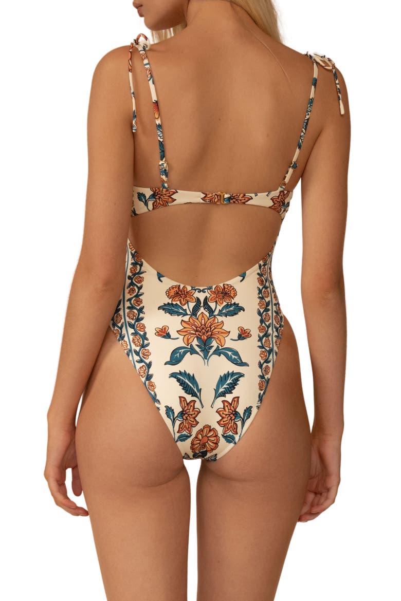 Winona Floral Underwire One-Piece Swimsuit, Alternate, color, WINONA FLORAL