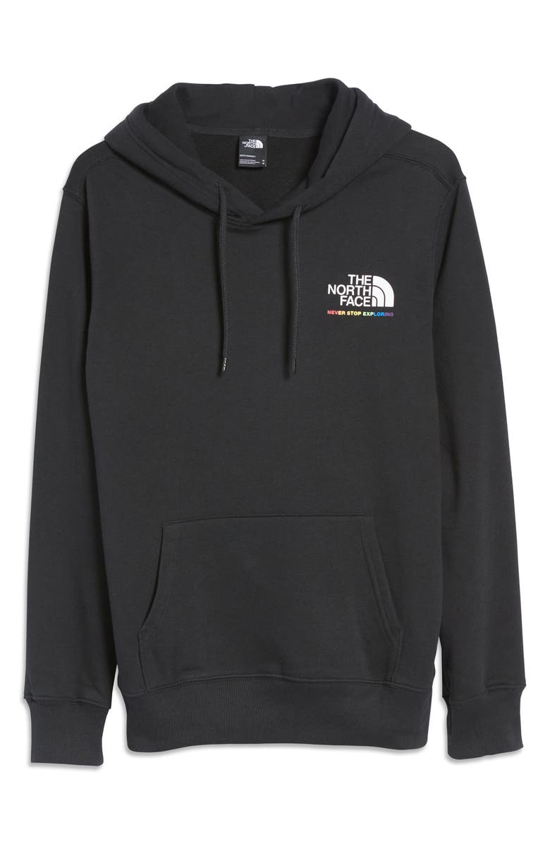 The North Face Pride Logo Hoodie, Alternate, color,