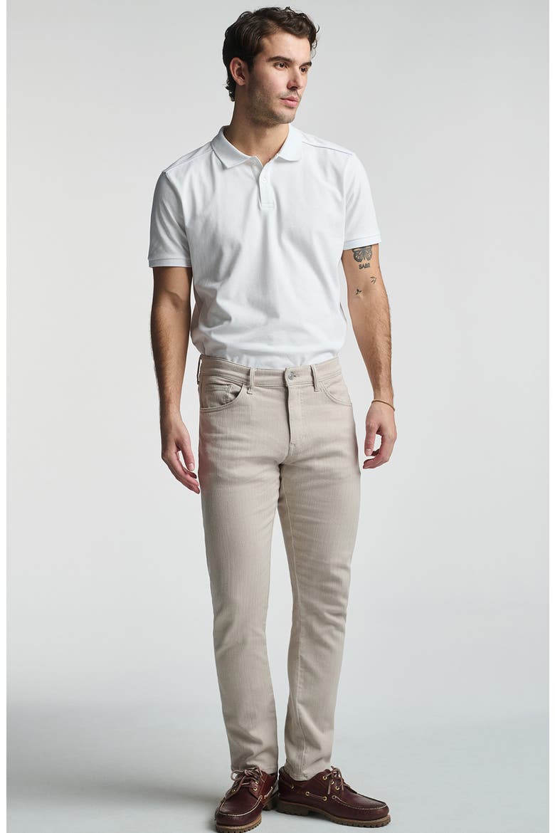 Jake Slim Leg Pants, Alternate, color, OYSTER HERRINGBONE