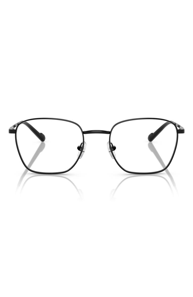 VOGUE 53mm Pillow Optical Glasses, Main, color, Black