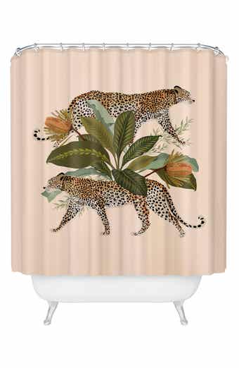 Deny Designs Risette Cheetah Print Light Shower Curtain