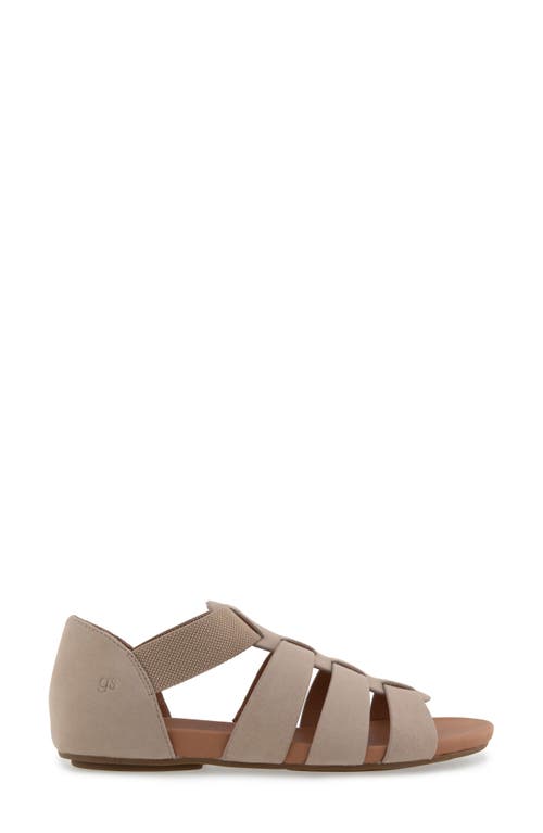 Gentle Souls By Kenneth Cole Lennon Strappy Sandal In Mushroom Nubuck