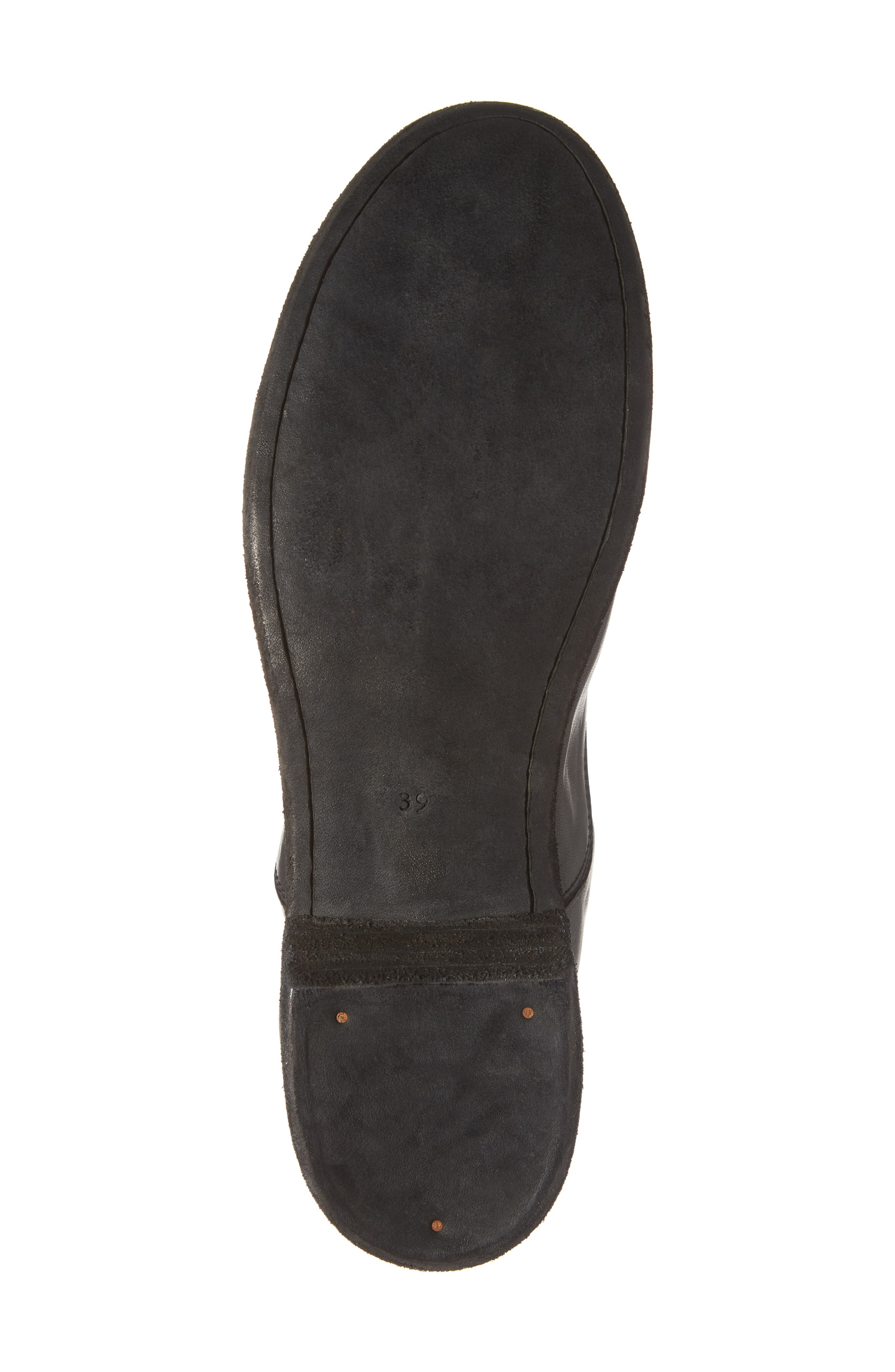 Front Zip Army Boot, Alternate, color, BLACK