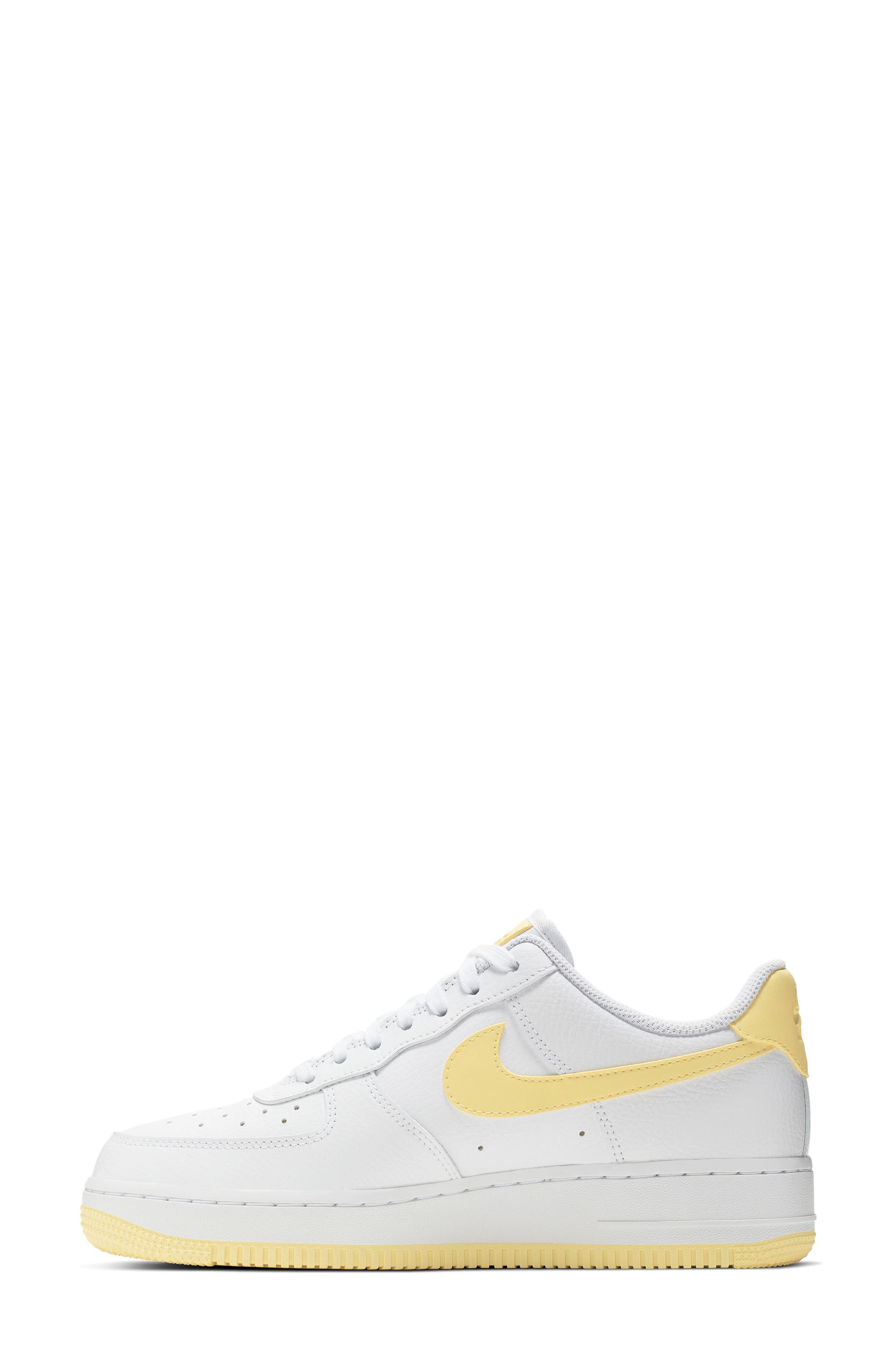 Air Force 1 '07 Sneaker, Alternate, color, WHITE/ YELLOW/ WHITE