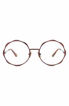 Chloé 56mm Round Optical Glasses