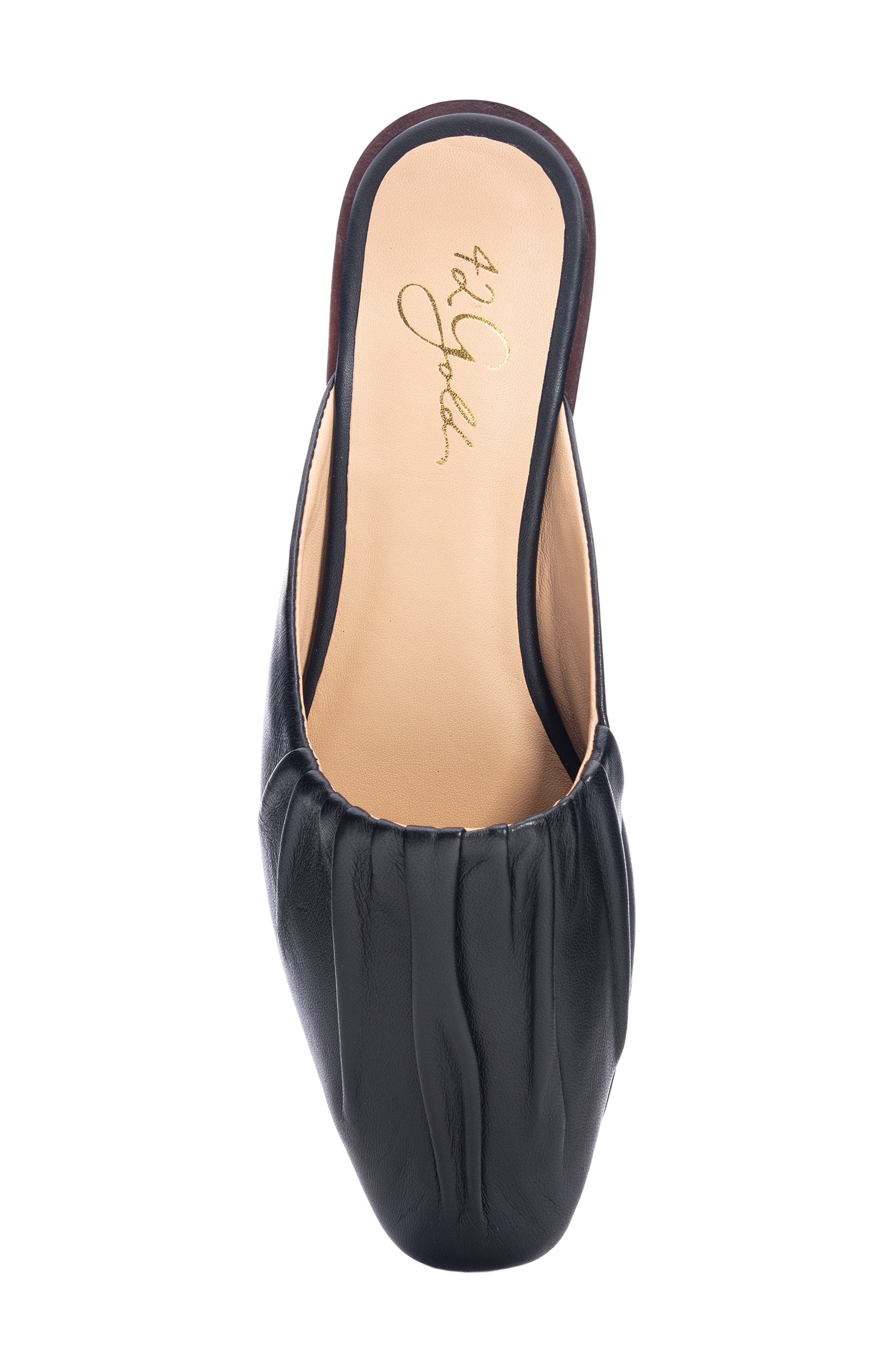 42 Gold Kaylee Leather Mule, Alternate, color, 