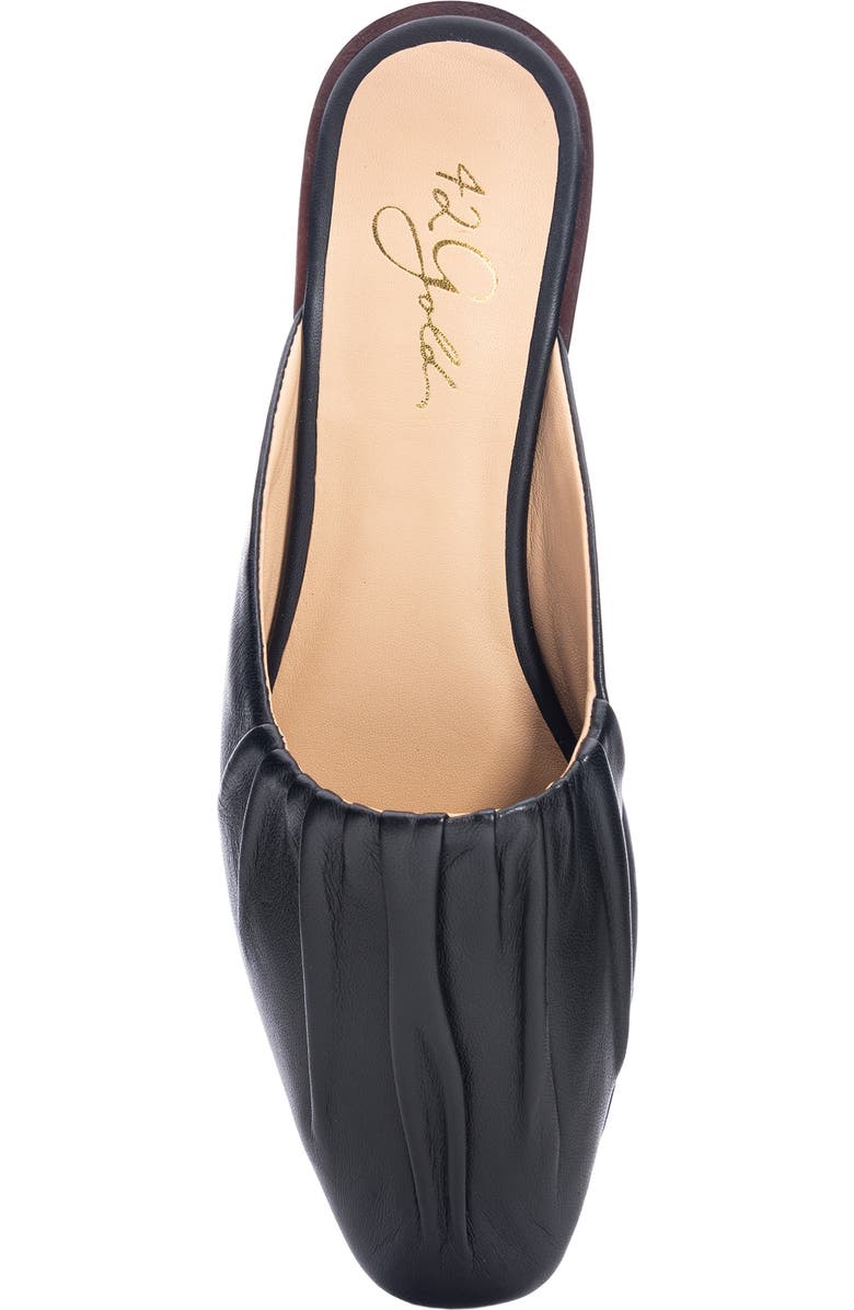 42 Gold Kaylee Leather Mule, Alternate, color,