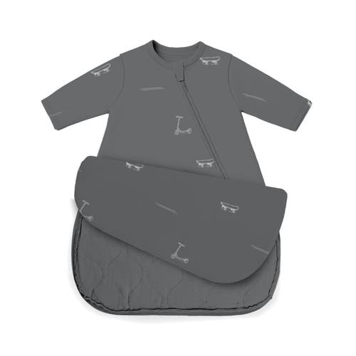Gunamuna Babies'  Long Sleeve Transitional Swaddle Sleep Bag, 0.5 Tog In Dash