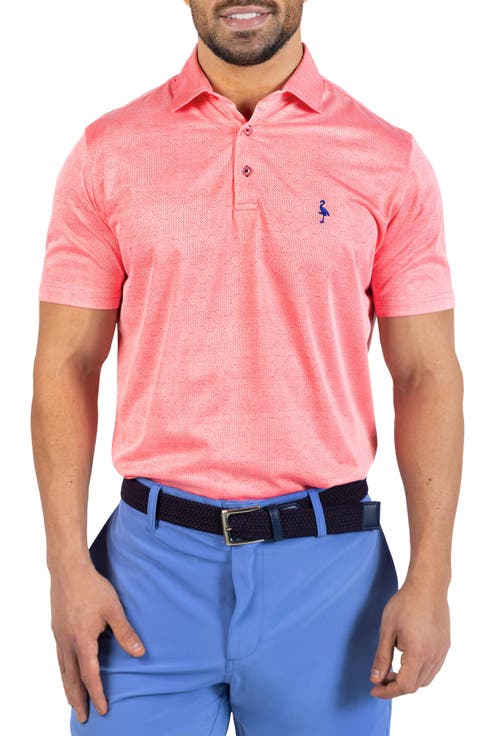 Honeycomb Textured Performance Polo
