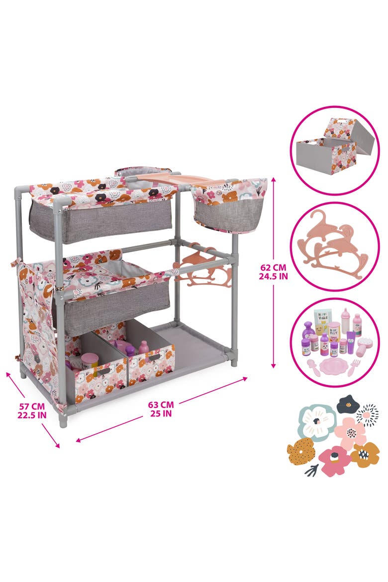 Melange Flora Twin Center Doll Accessory Set 15pc, Alternate, color, Multicolored
