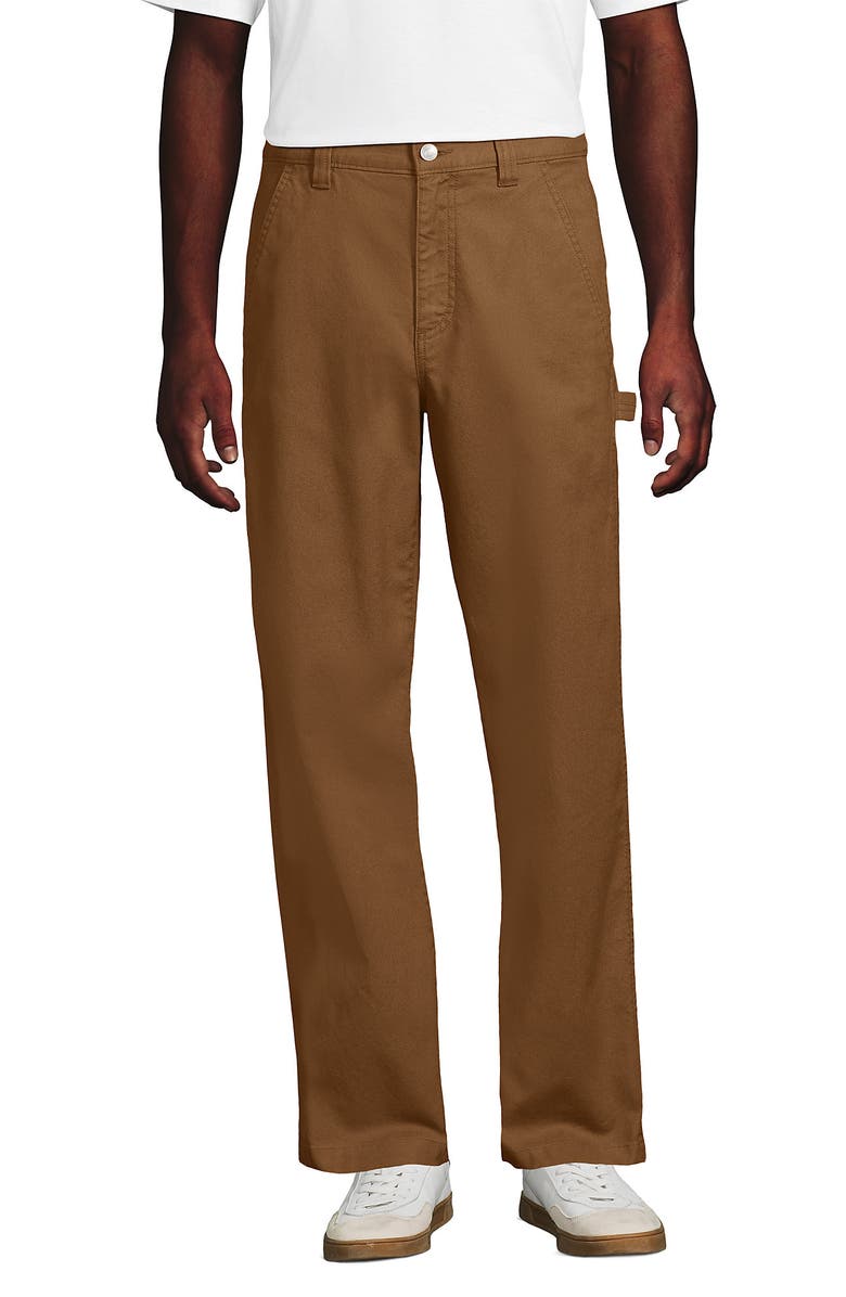 Lands' End Carpenter Pant, Alternate, color, Canyon Camel