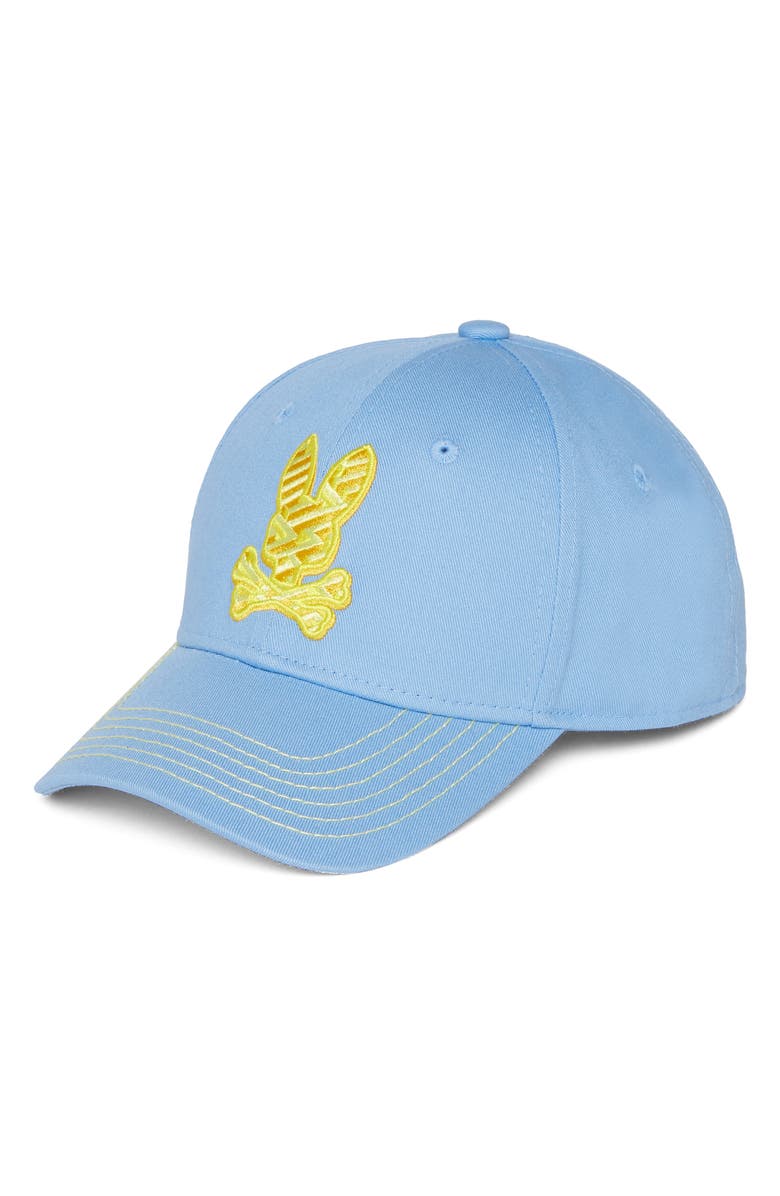 Psycho Bunny Kids' Pisani Baseball Cap, Main, color, 