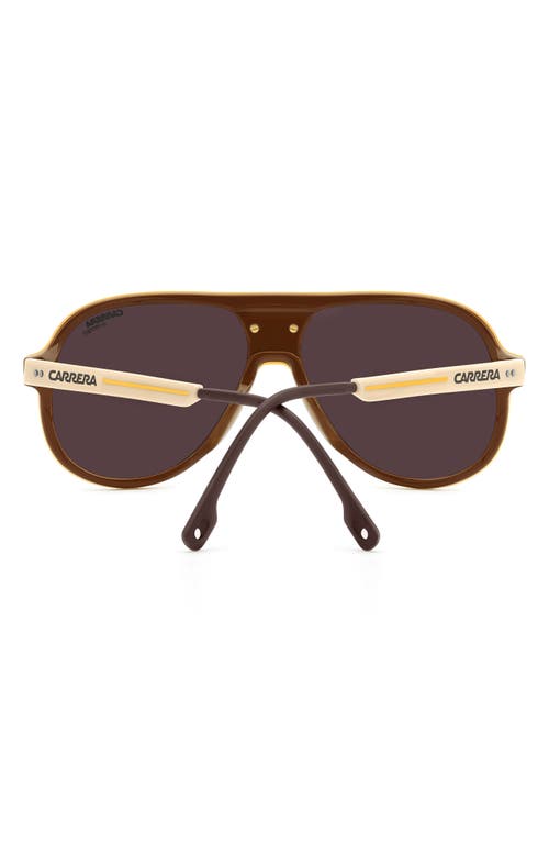 Carrera Eyewear Sport 59mm Pilot Sunglasses In Beige/mauve