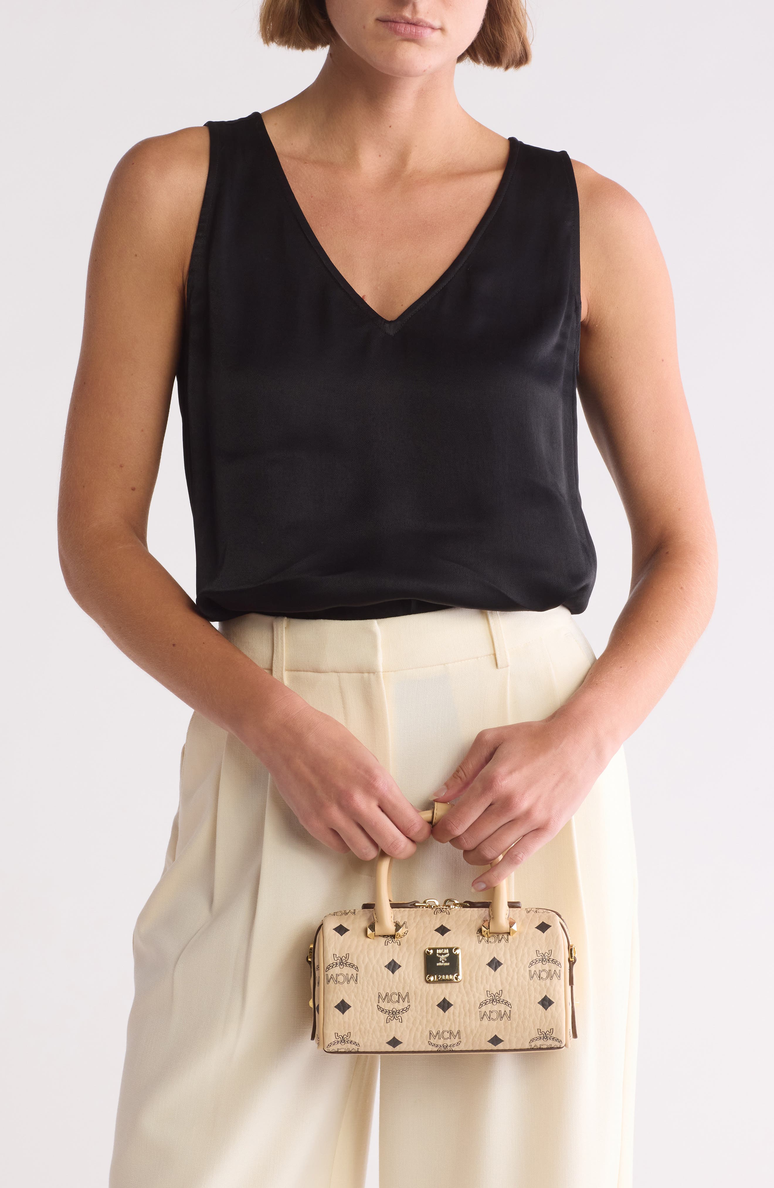 MCM Ella Boston Mini Bag, Alternate, color, 