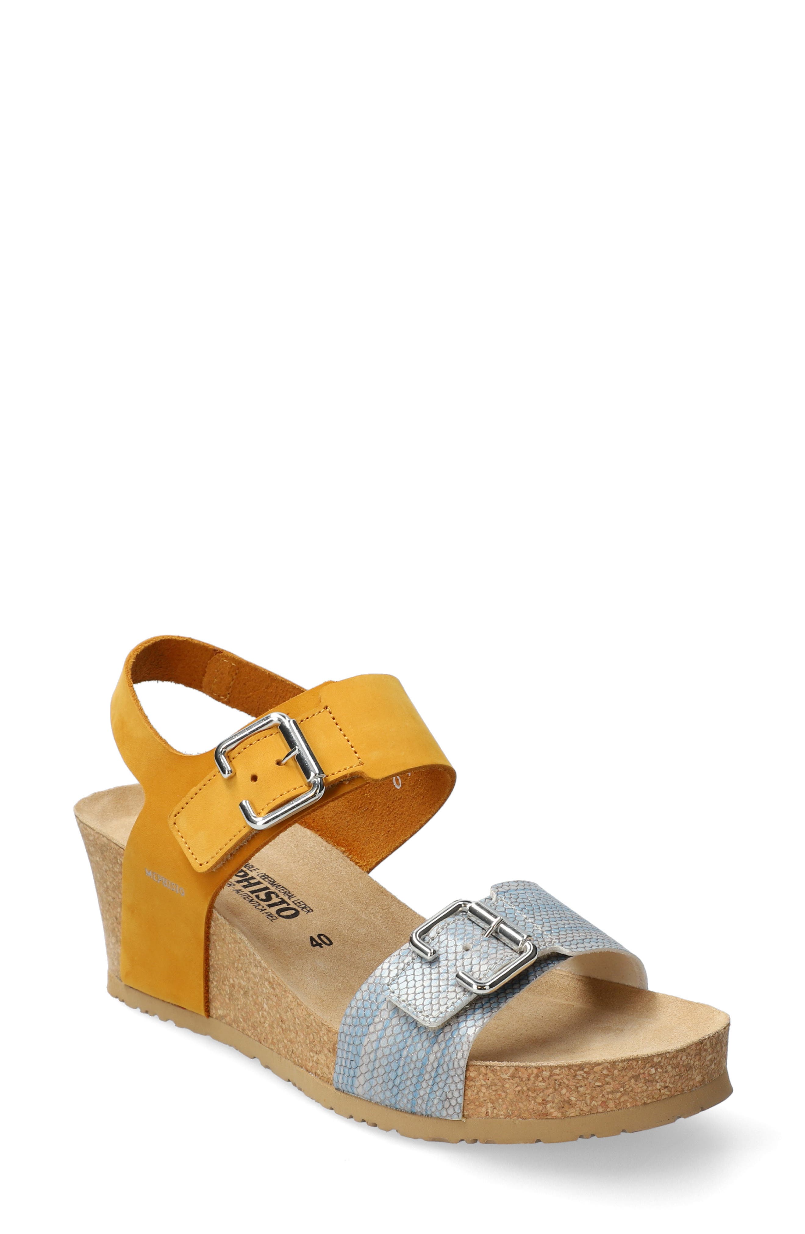 OCHRE NUBUCK LEATHER