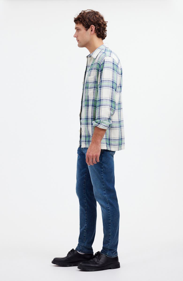 Madewell Athletic Slim Jeans: Airy Stretch Denim Edition, Alternate, color, 