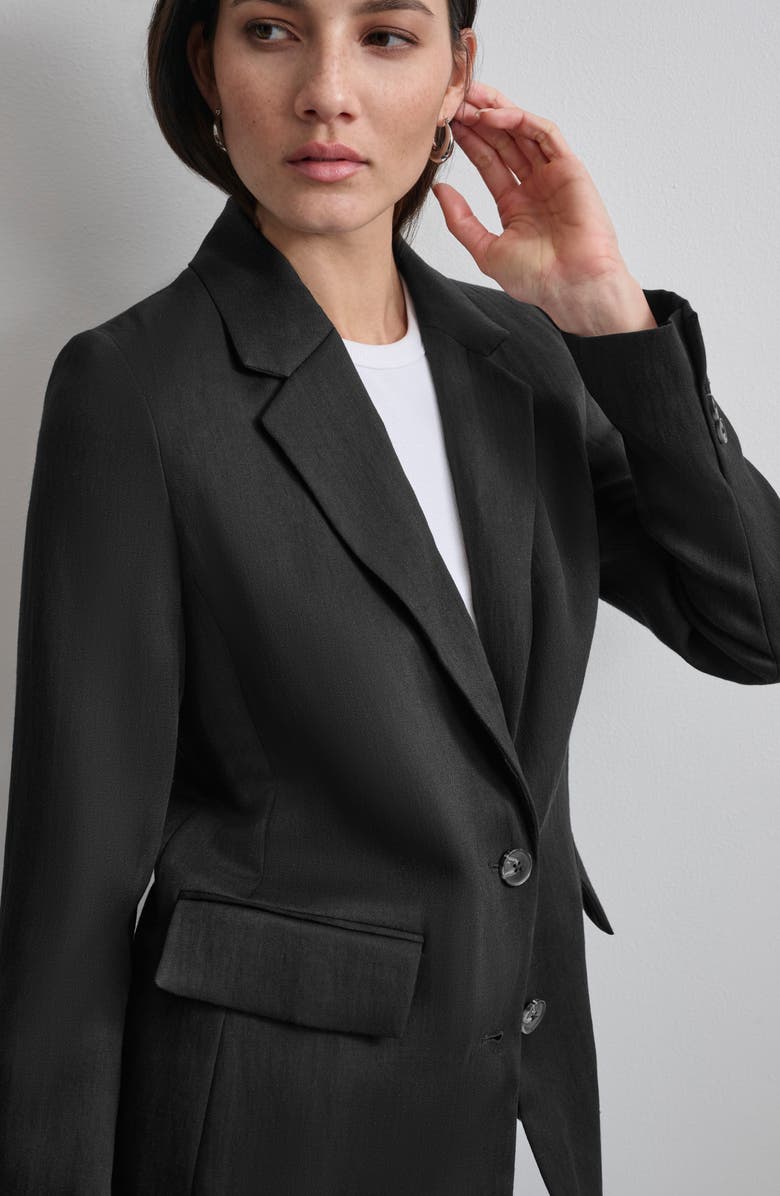 DKNY Organza Blazer, Alternate, color, 