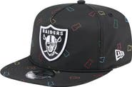 New Era Men's New Era Black Las Vegas Raiders Gummy Golfer Snapback Hat