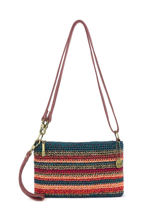 Vita Hand Crochet Crossbody Wristlet