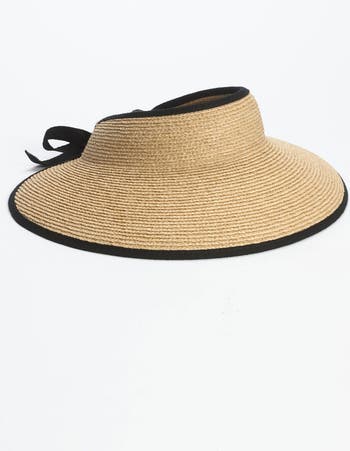 Helen Kaminski Mita Packable Raffia Visor | Nordstrom Helen Kaminski Mita Packable Raffia Visor | Nordstrom